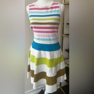 Karen Millan fit and flare dress.